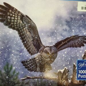 Owl in Flight 1000-Piece Puzzle